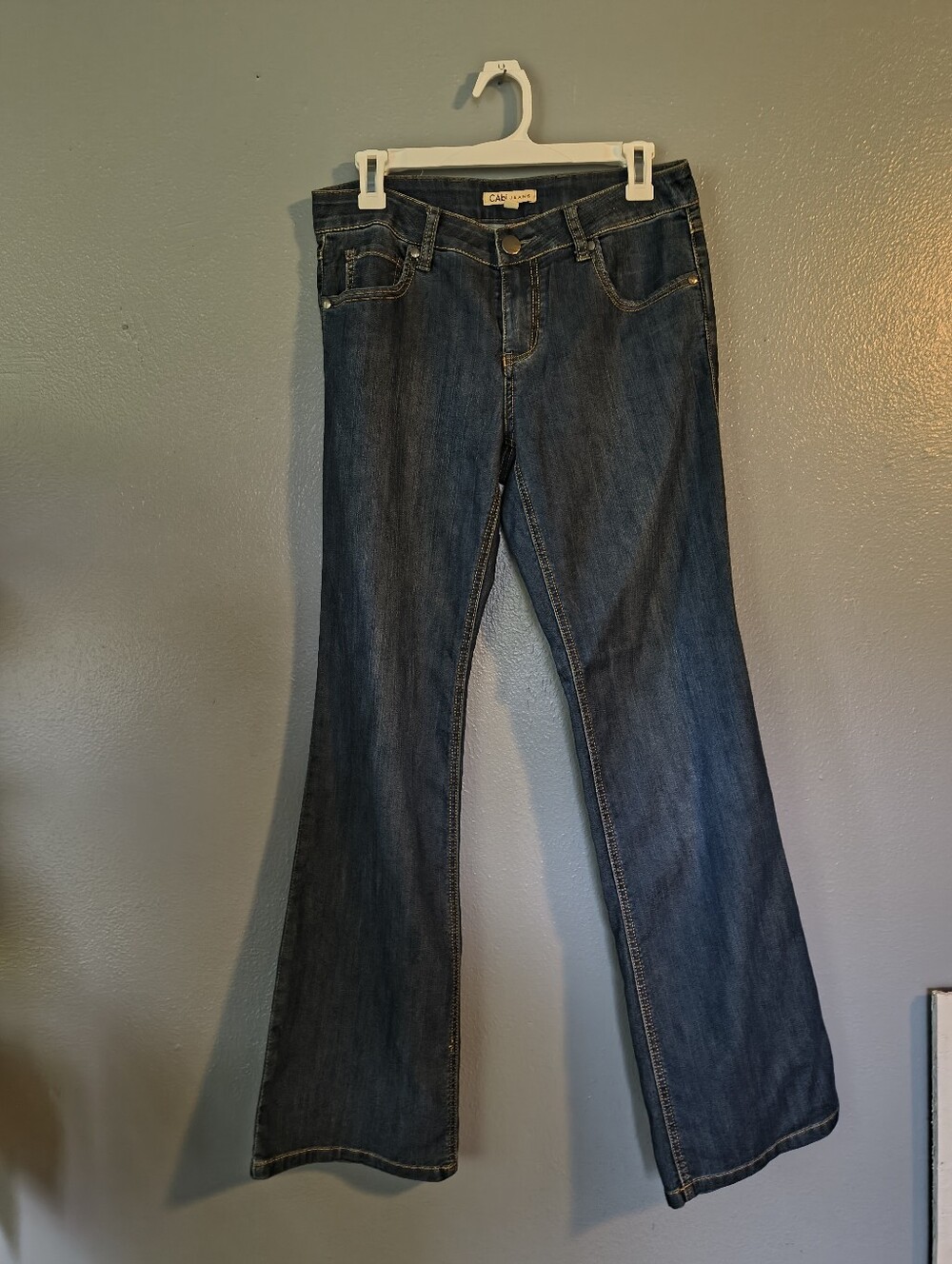 Cabi Dark Blue Flare Jeans